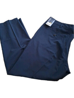 NWT Ben Hogan Performance Pants Mens 40x30 UPF 50 Navy Blue Golf Stretch Eclipse
